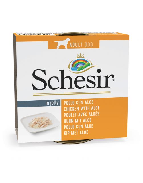 Schesir Hond Blik Gelei 150 g - Hondenvoer