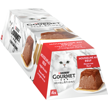 Gourmet Revelations Mousse Kattenvoer nat met Rund