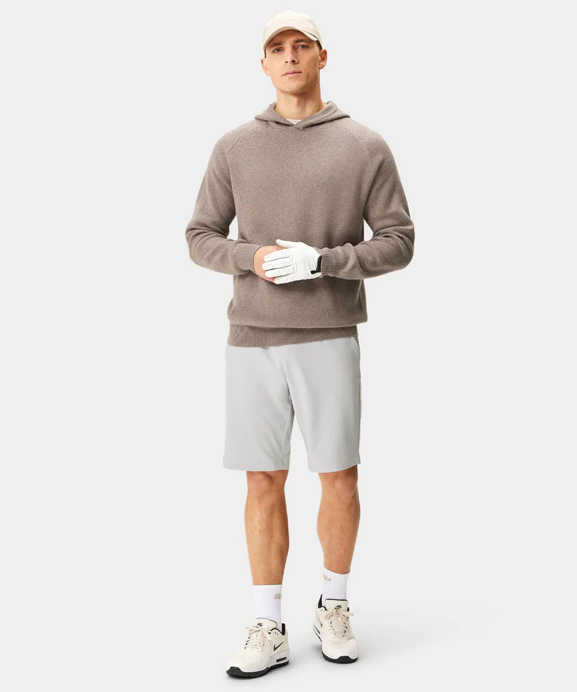 Macade Tech Knit Hoodie Brown