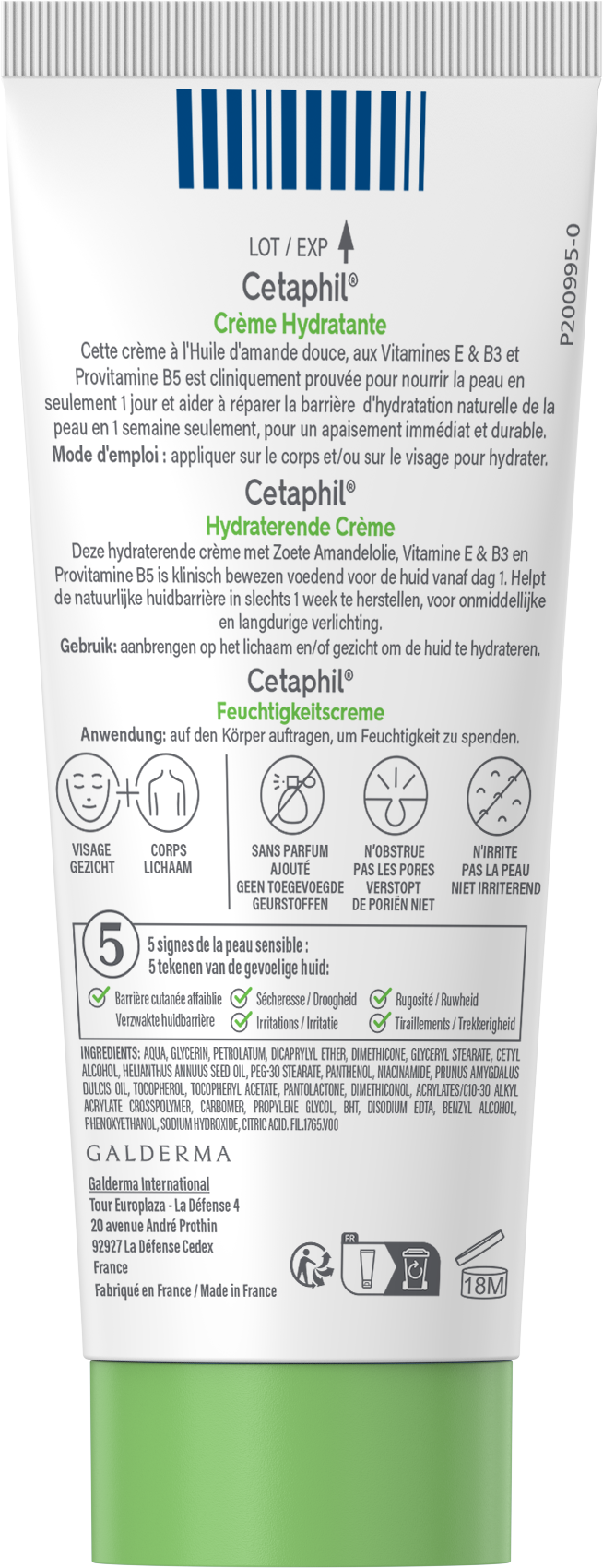 Cetaphil Hydraterende creme (100 gr)