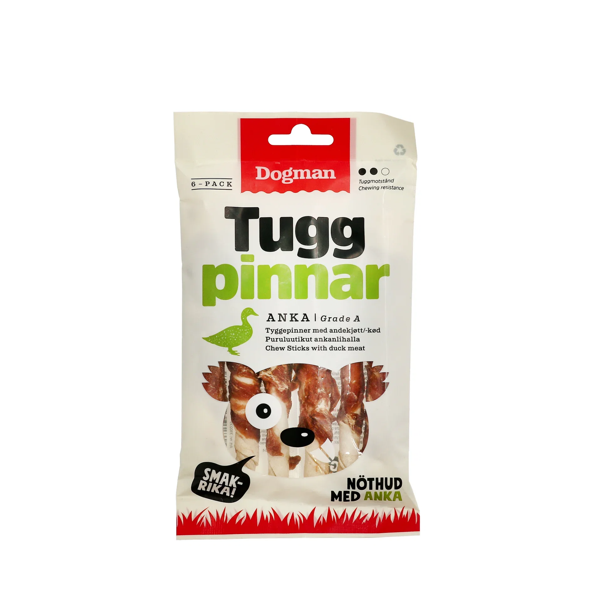 Dogman Dogman Tyggepinner S 6 pk