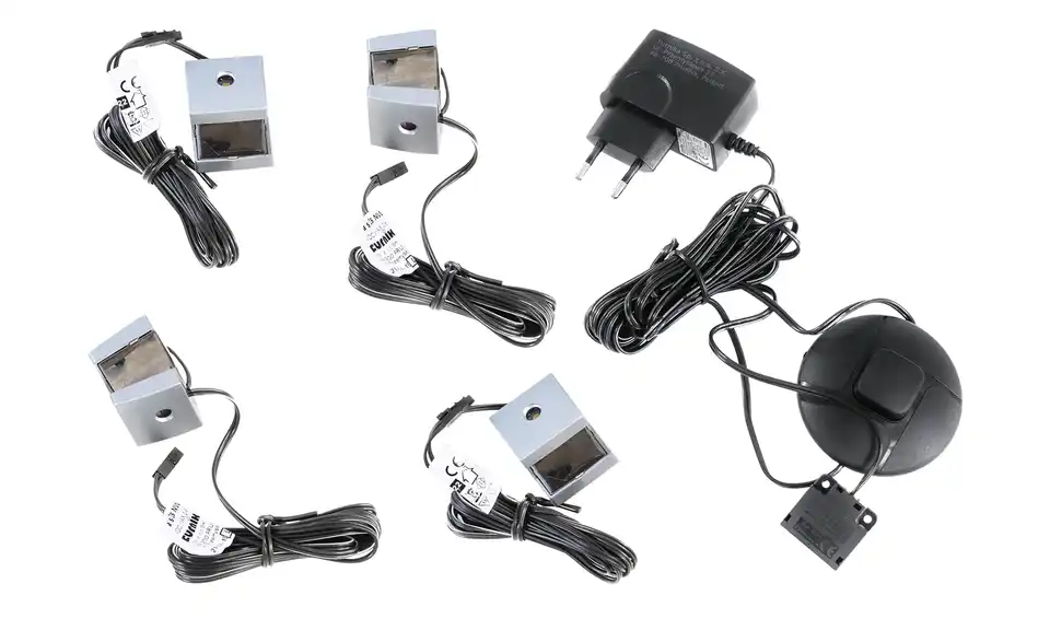 LED-Holzbodenbeleuchtung, 4er-Set