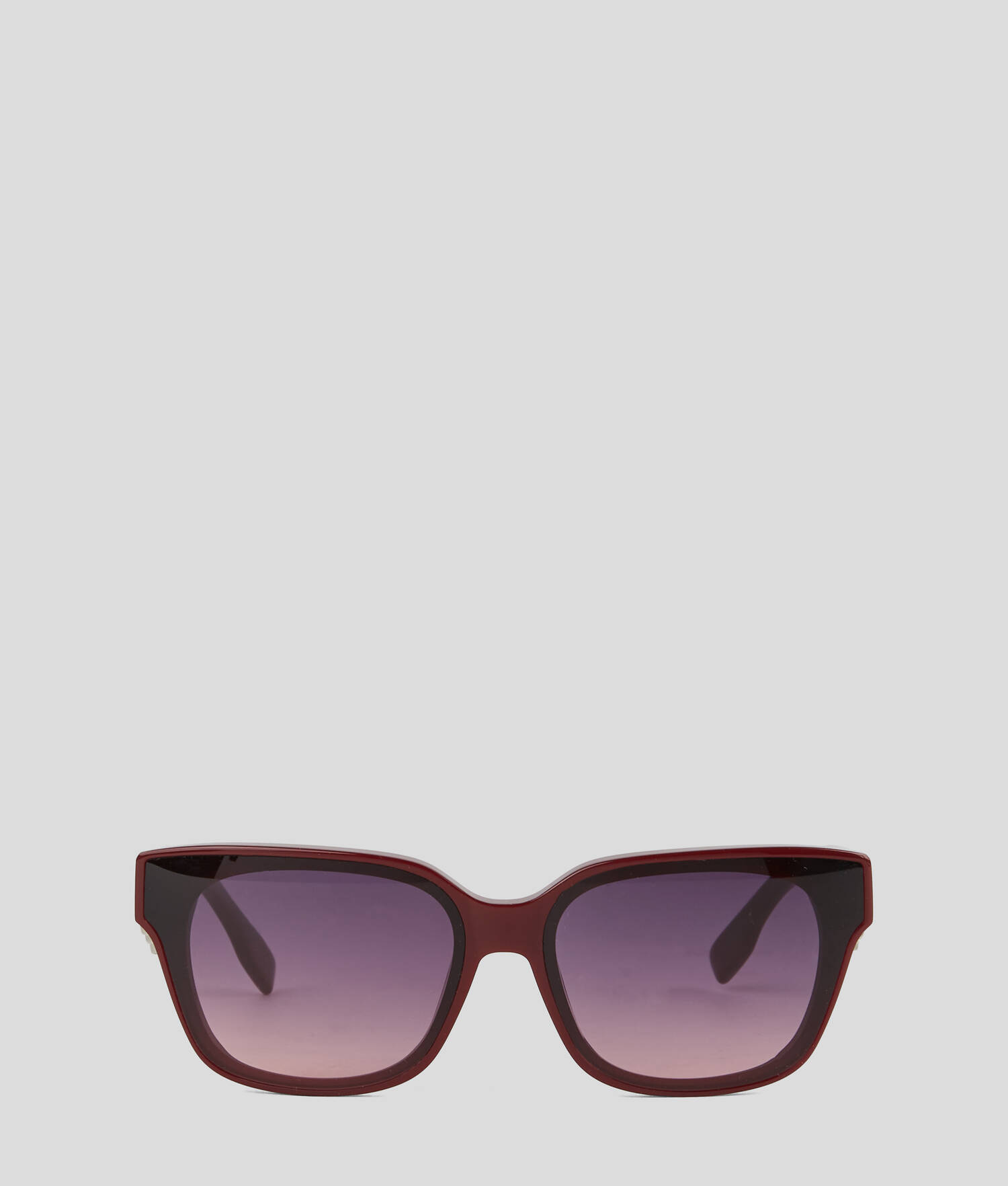 LUNETTES DE SOLEIL LOGO DÉCOUPÉ KARL SIGNATURE - Vin profond