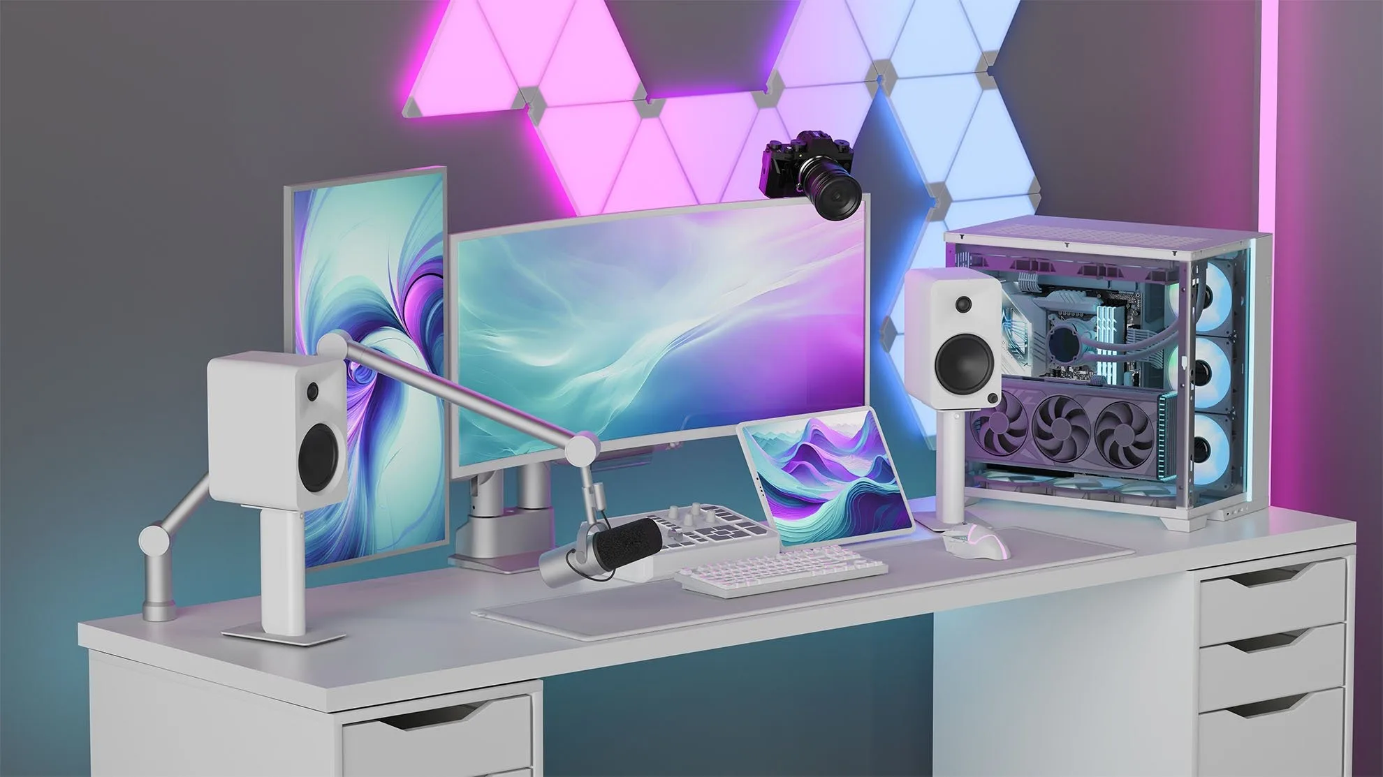 Kanto ORA 4 Blanc (la paire) Enceintes PC