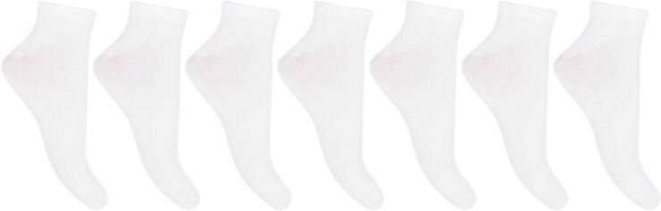 Decoy DECOY sneaker org. cotton 7-pk Hvid