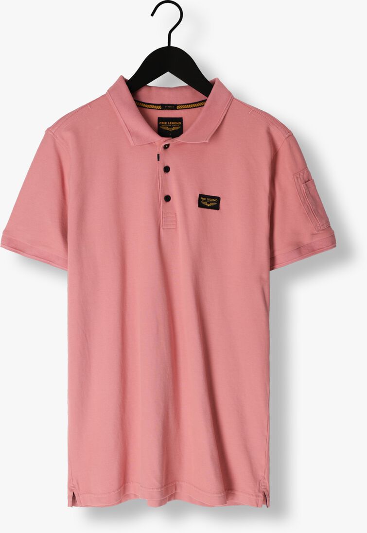 PME LEGEND roze pme legend polo short sleeve polo trackway