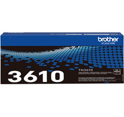 TN-3610 Black<br>Druckerpatrone, Schwarz