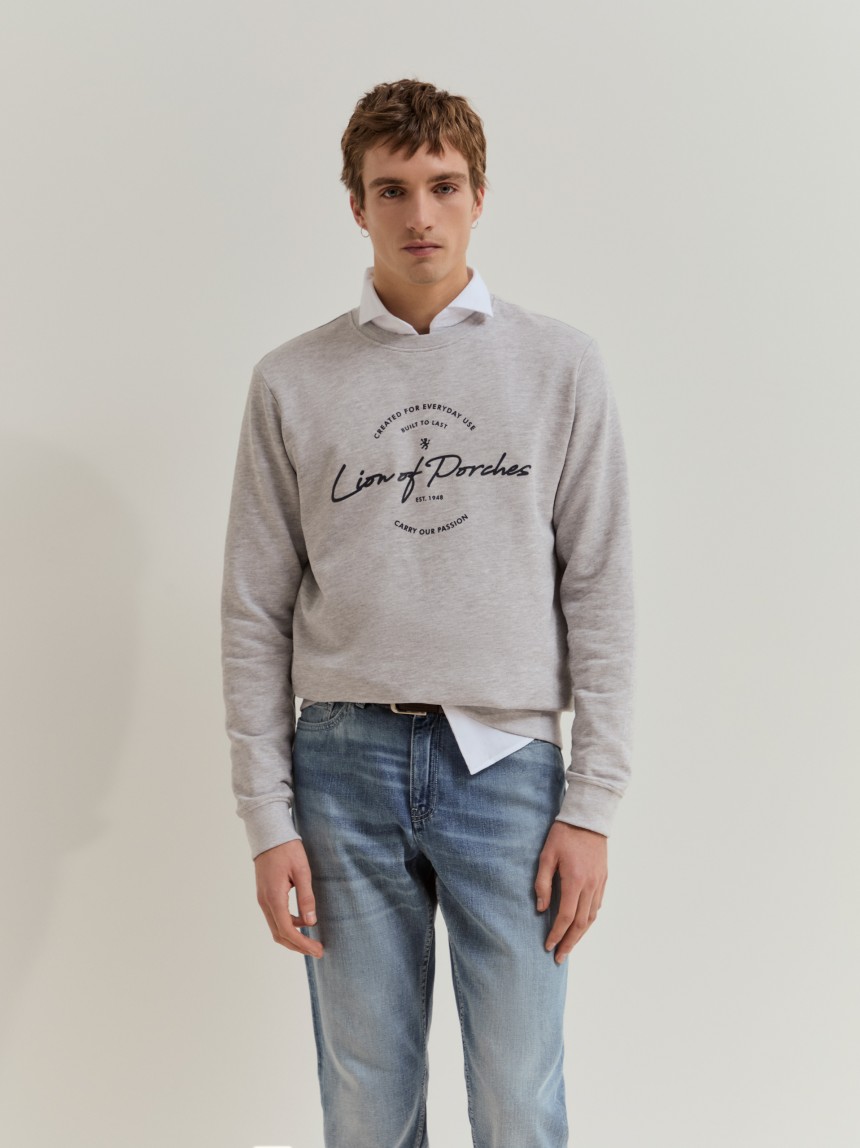Sweatshirt em algodão