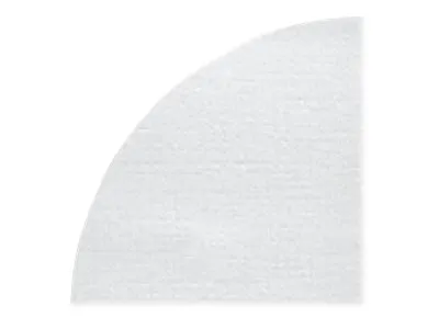 Duni Evolin - Borddug - Størrelse 240 cm - rund - engangs - hvid (pakke med 10)