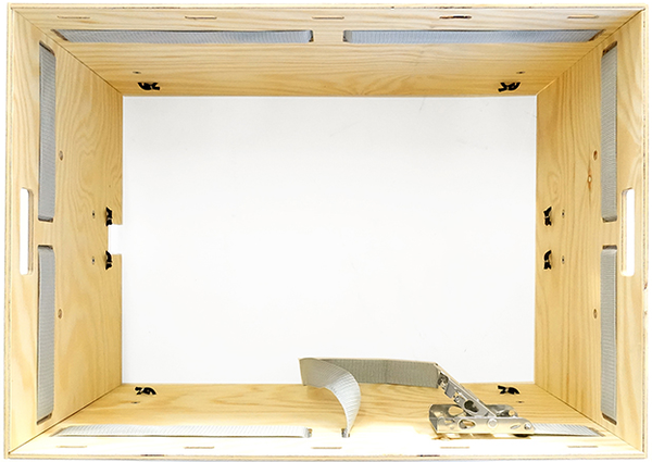 BORDWAND mit Spannsystem HMAX  braun