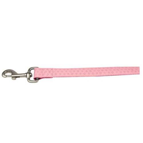 Guia para cães MacLeather Cross em couro sintético rosa