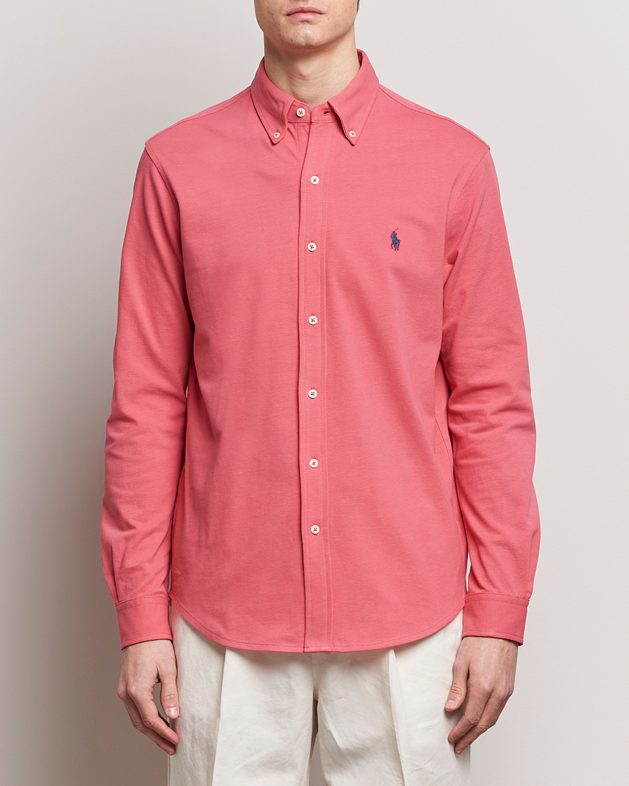 Polo Ralph Lauren Featherweight Mesh Shirt Pale Red