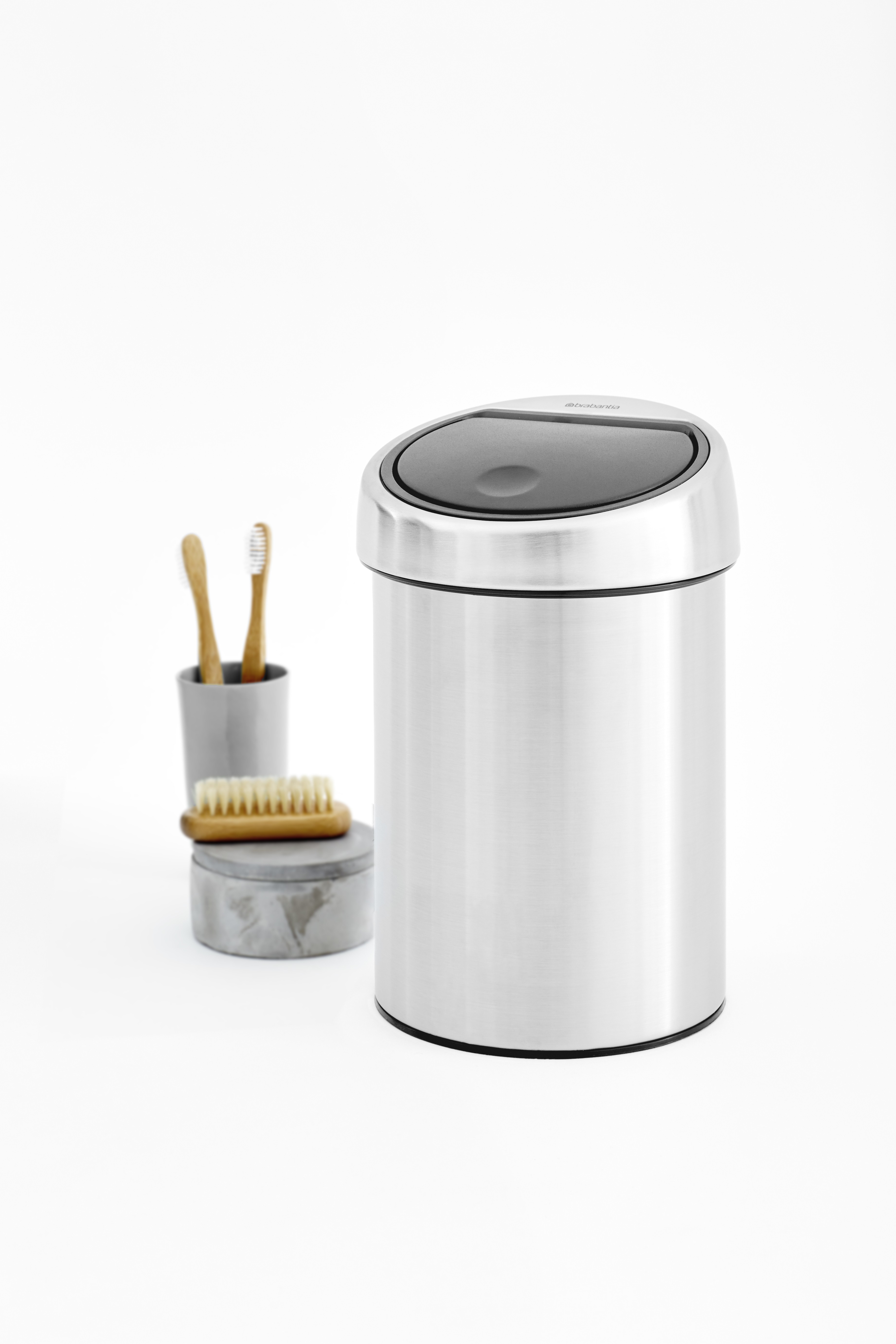 Brabantia Touch Bin, 3L - Matt Steel