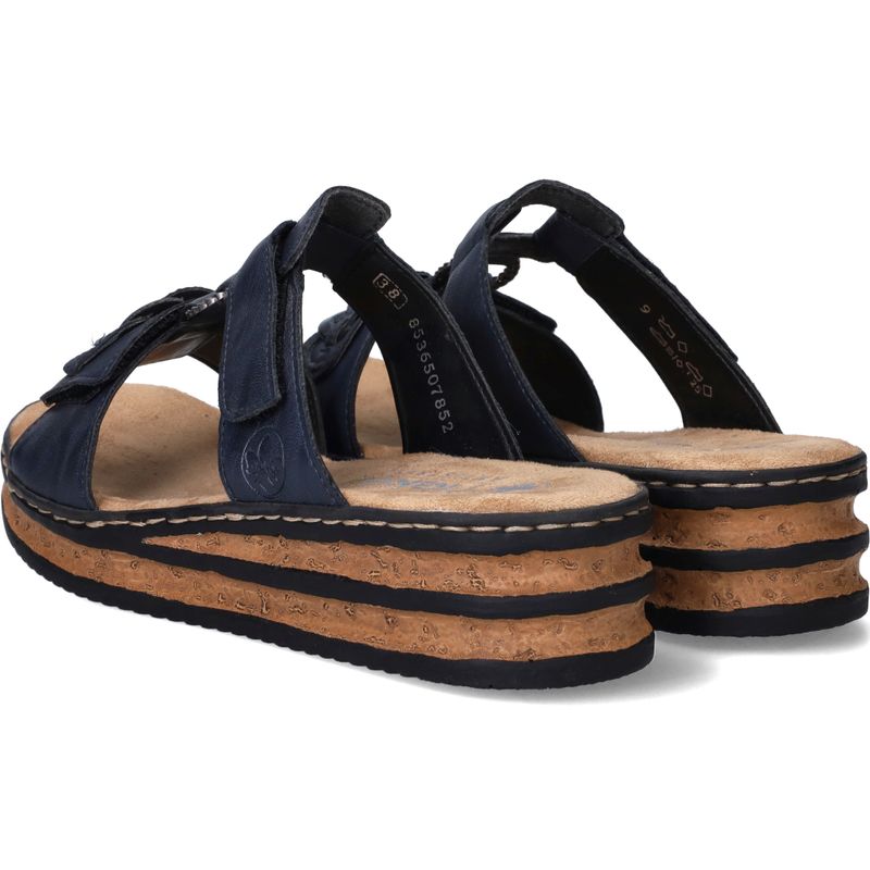 Rieker Slippers Blauw Dames