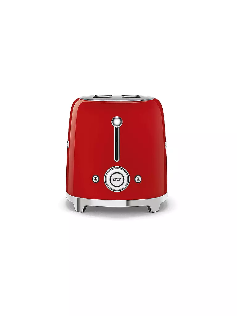 SMEG 2 Schlitz Toaster 50‘s Retro Style Rot TSF01RDEU rot