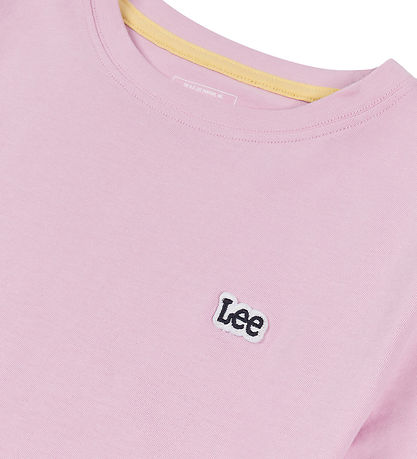 Lee T-Shirt - Abzeichen - Pink Lavender