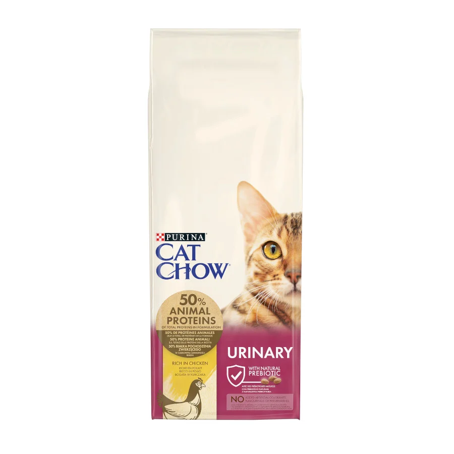 Cat Chow para a saúde do trato urinário Pollo Pienso