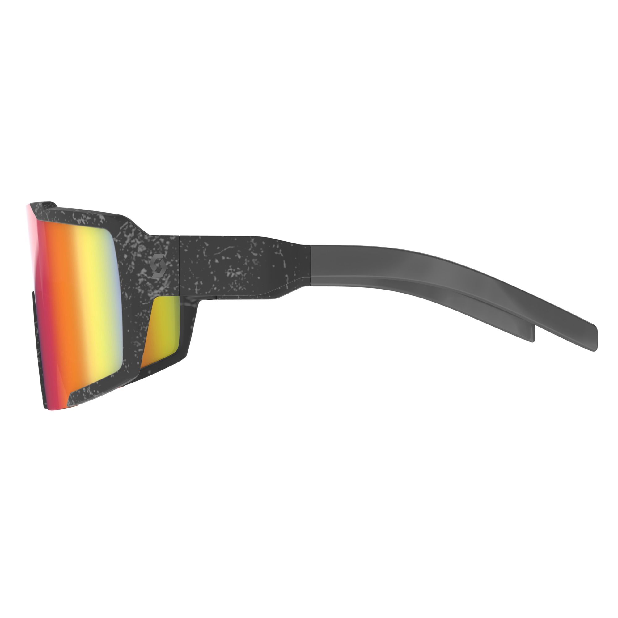 SCOTT Shield Cykelbriller Sort Marmor/Teal Chrome