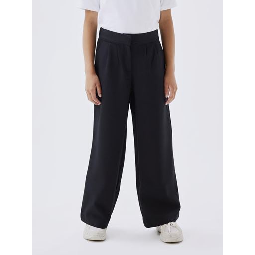 Name It Susie Wide Bukser, Black, 146 cm