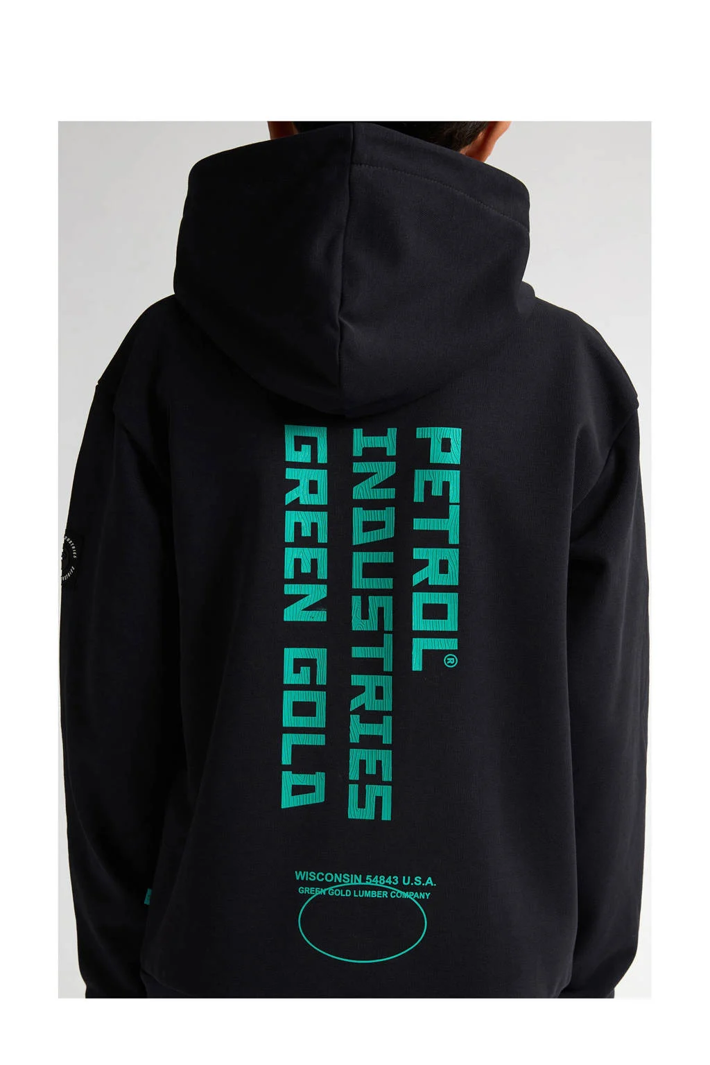 Petrol Industries hoodie zwart