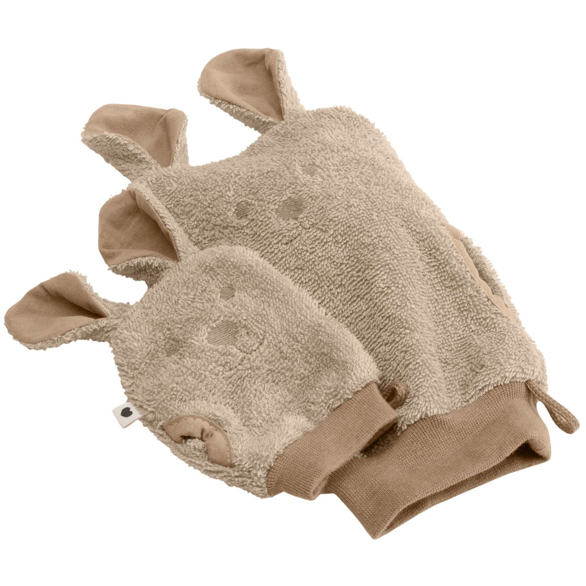 BIBSBIBS   Kangaroo Waschhandschuhe vanilla