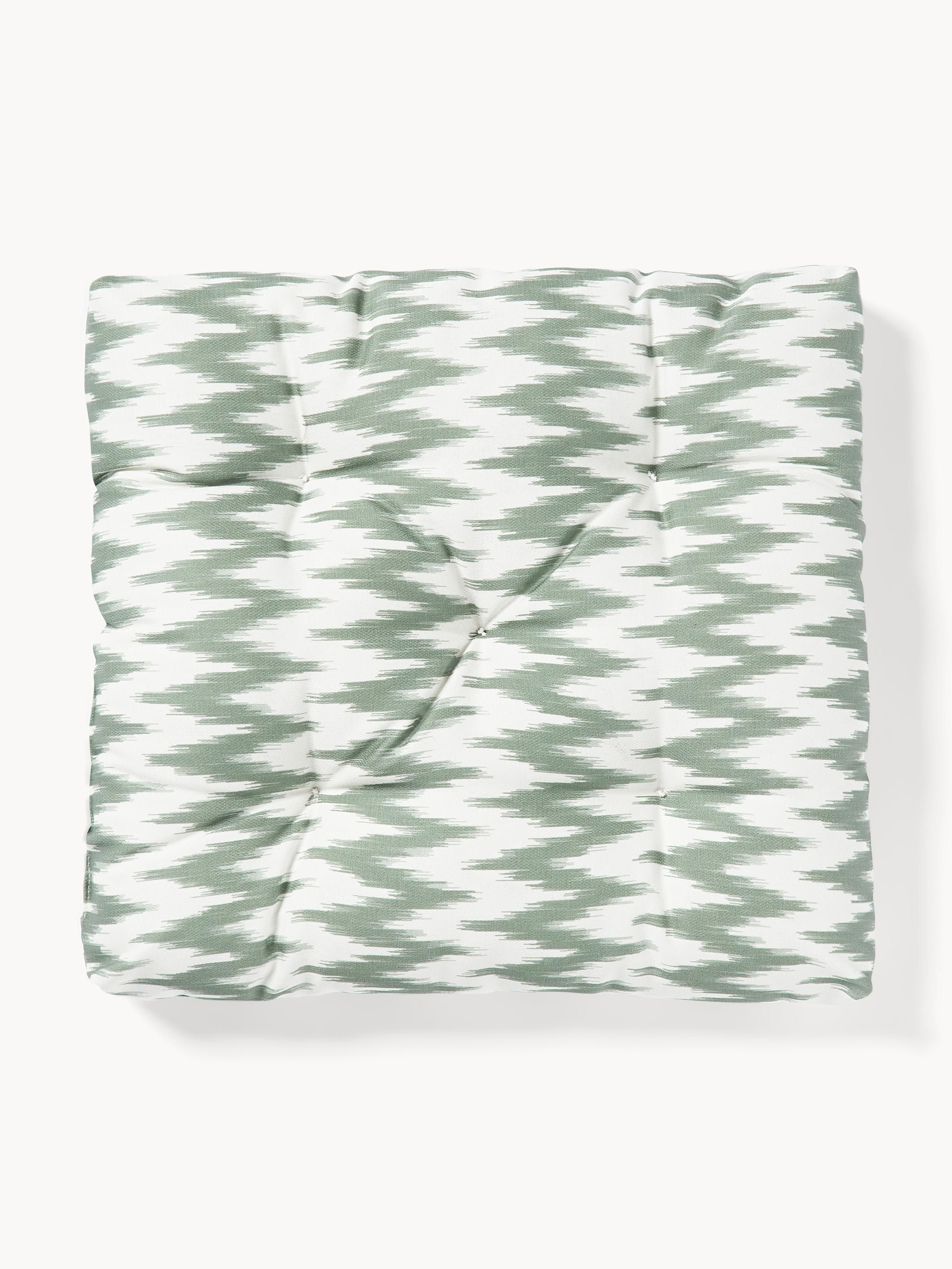 Outdoor stoelkussen Maillot met Ikat patroon