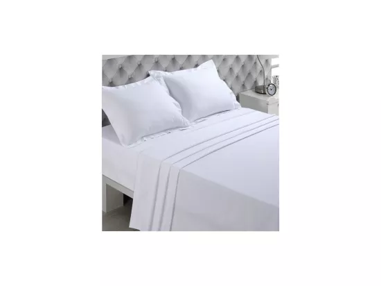 Drap plat 240x300 cm blanc