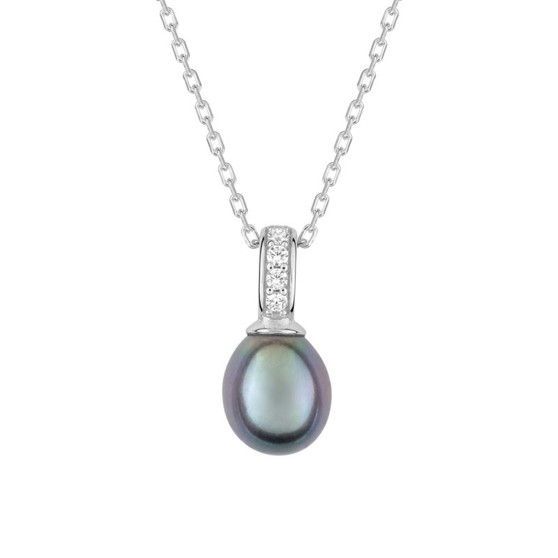 Collier Femme - Oxyde de zirconium - Argent 925 - Longueur : 42 cm