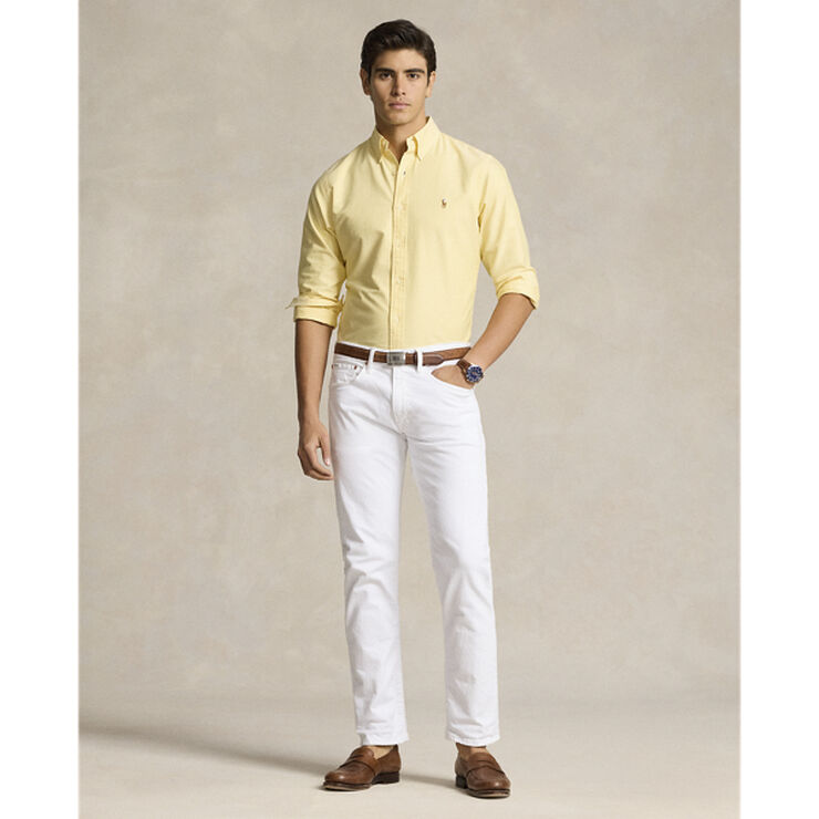 Polo Ralph Lauren Custom Fit Oxford Shirt Yellow oxford