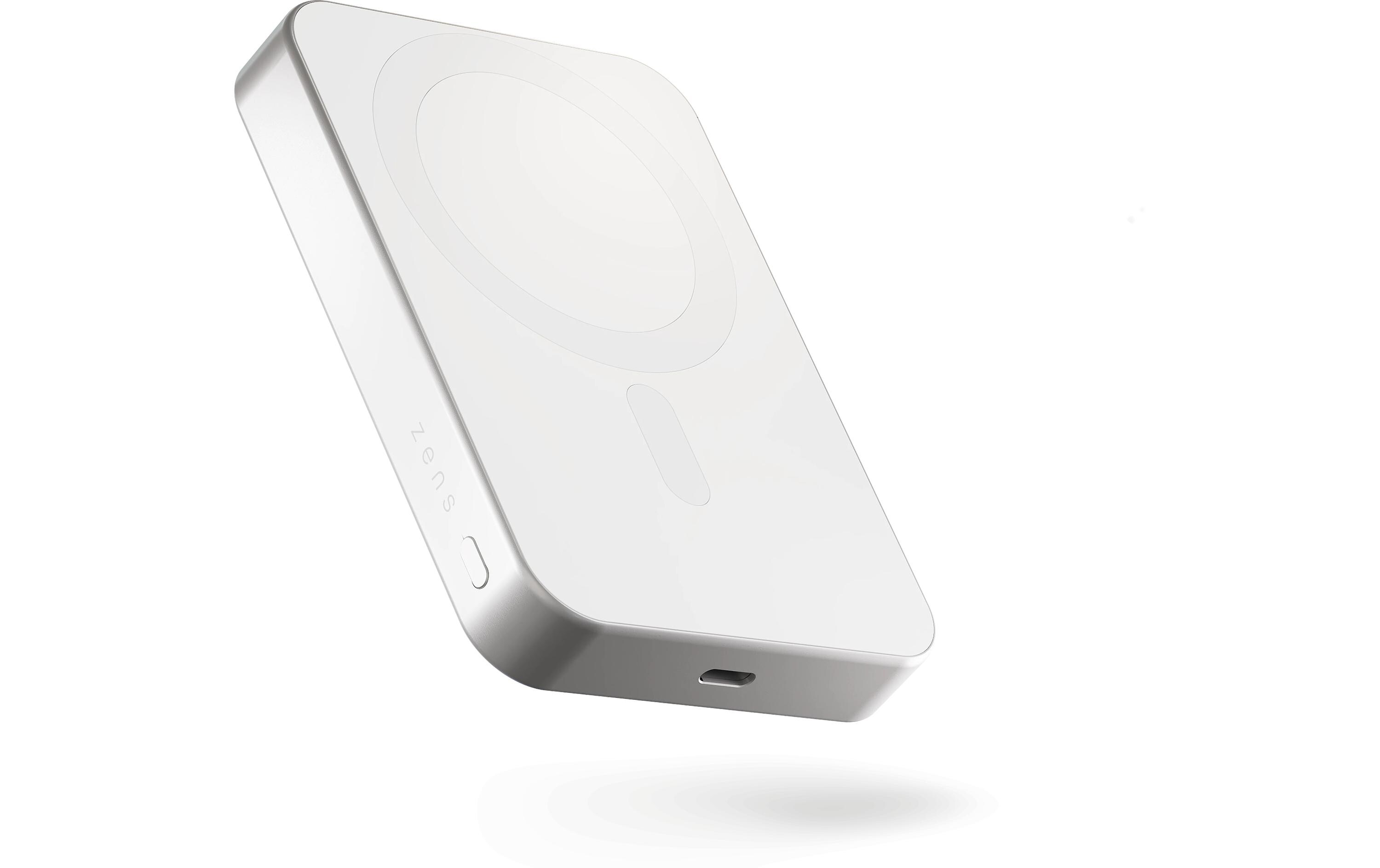 Powerbank Pro 1 Slim 10000 mAhZENS Pro 1 Slim 10000 mAh Kabelloses Aufladen Weiss