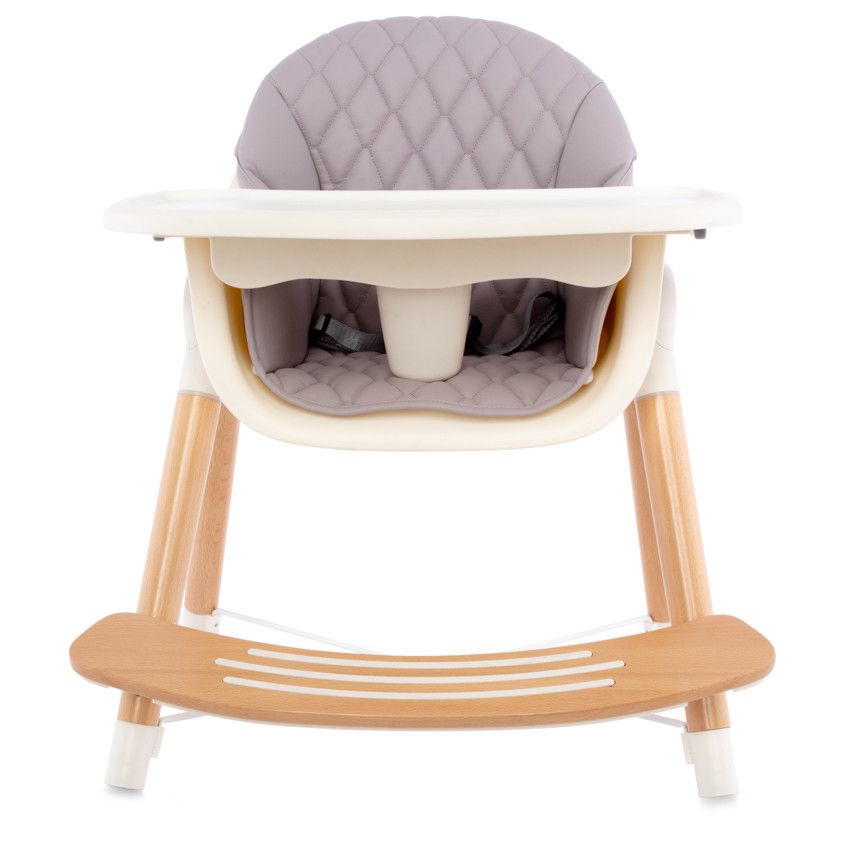 Chaise haute fixe Vaniya transformable - Beige - Ecru