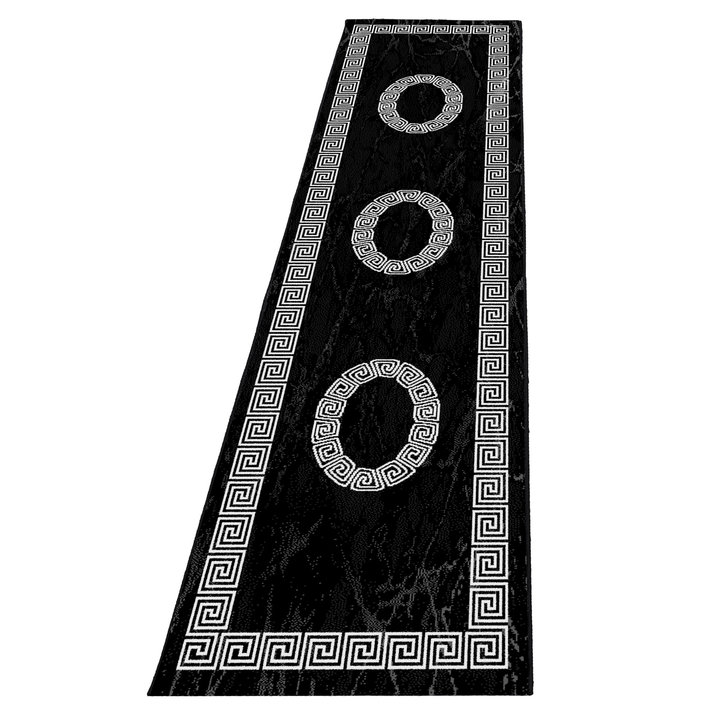 Moderne loper - Plus Zwart 8009 | Ruim assortiment