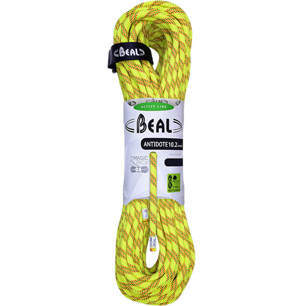 Corde alpinisme BEAL ANTIDOTE 10.2MM x 80M YELLOW