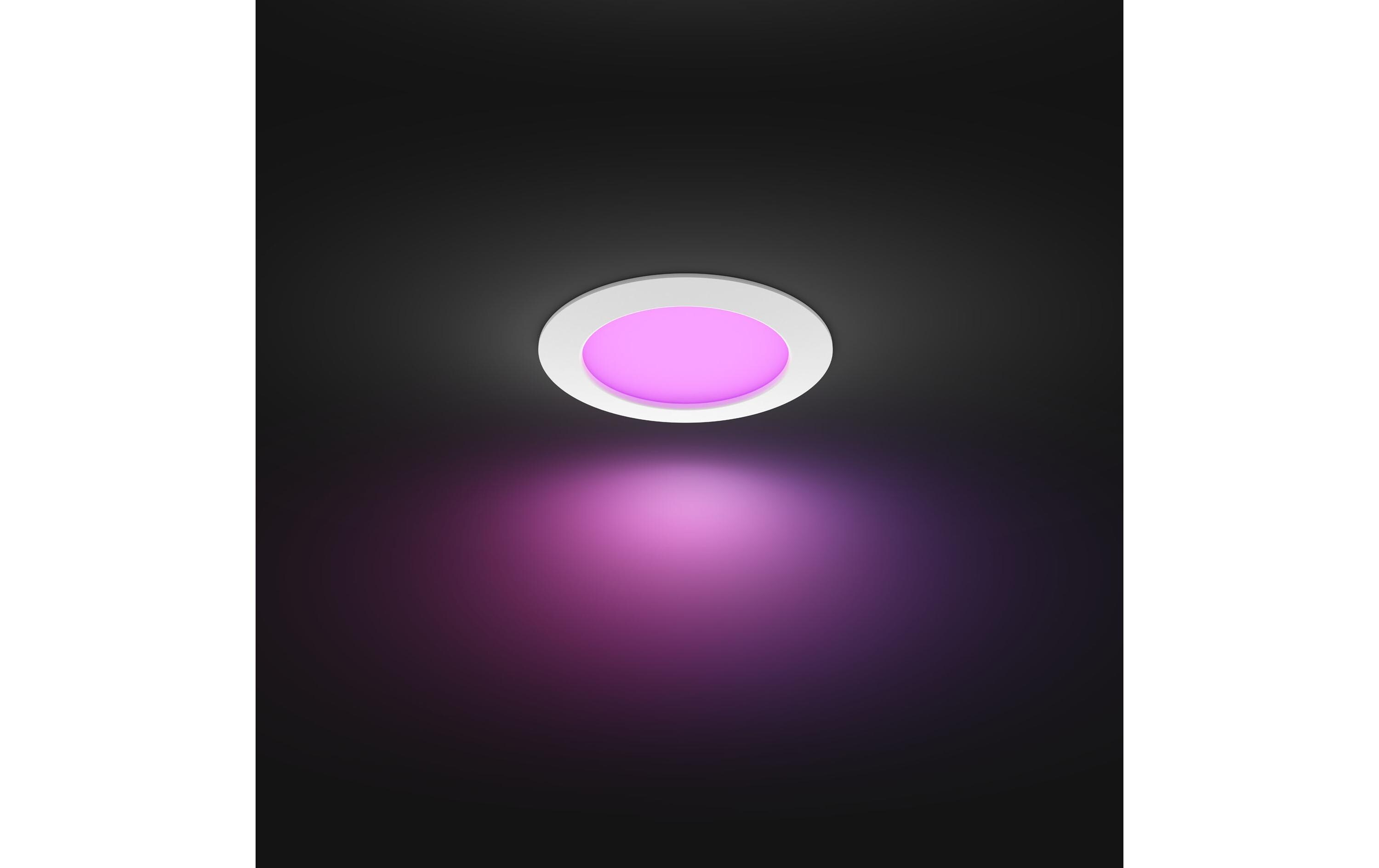 White & Color Ambiance Slim Recessed 170 mm weissSmarte Hue-Einbauleuchte