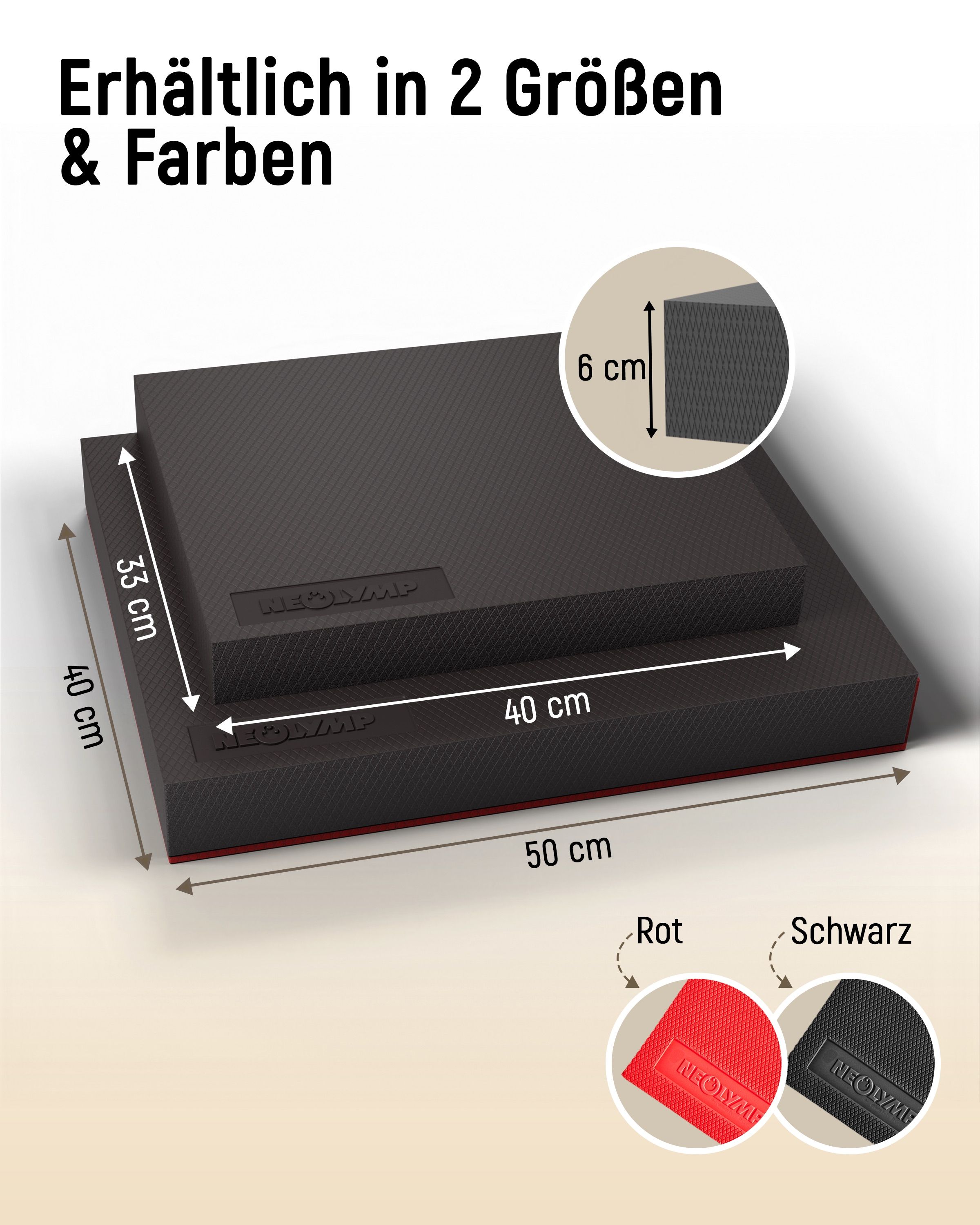NEOLYMP Balance Pad Schwarz