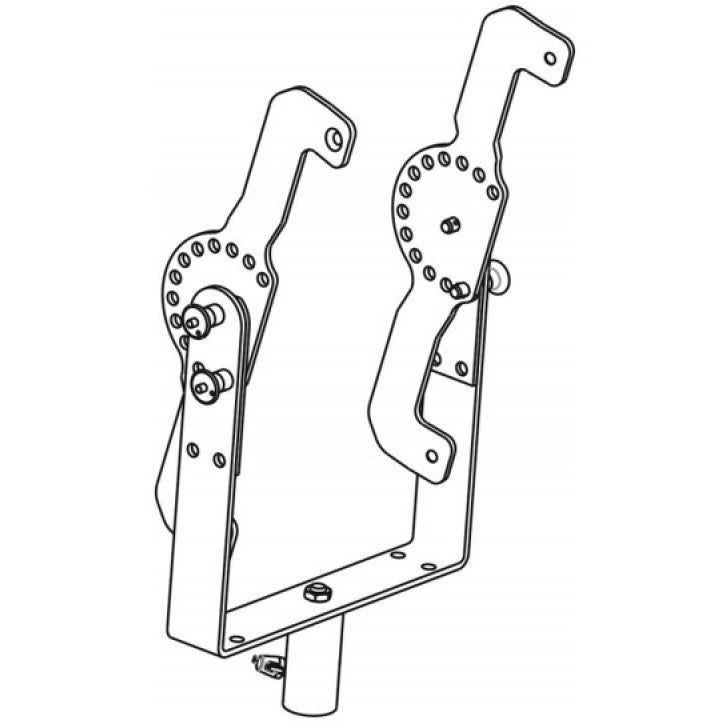 dB Technologies WB L15-V Black draaibare beugel voor LVX 15