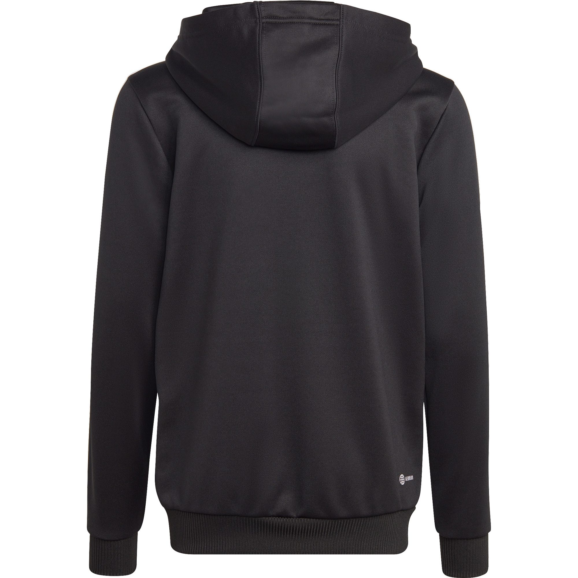 adidas Train Essentials Aeroready 3-Streifen Kapuzenjacke Jungen schwarz