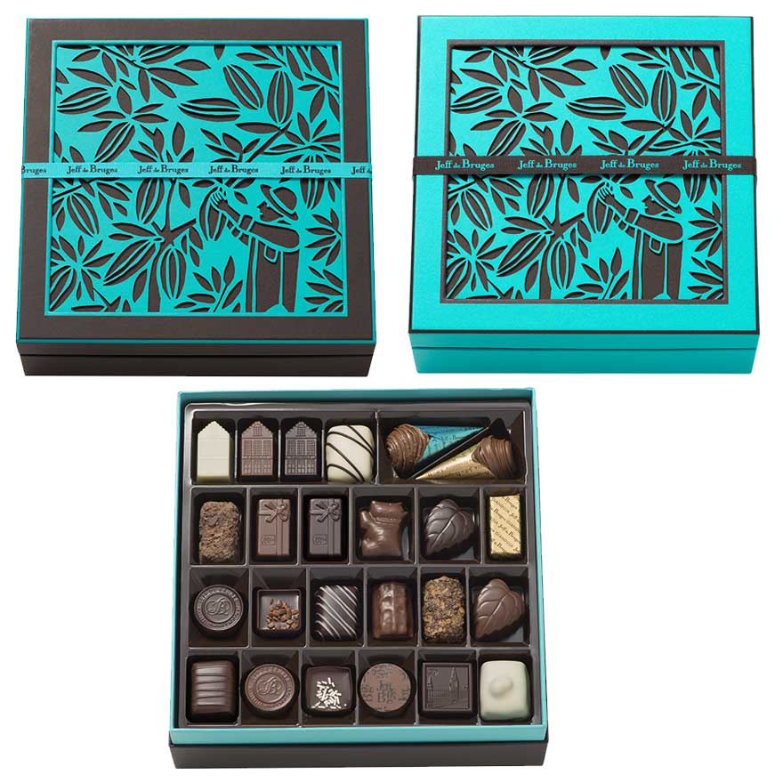 Boite Carrée 48 Chocolats Assortis