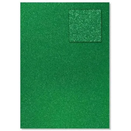Heyda Glitterkarton hellgrün A4