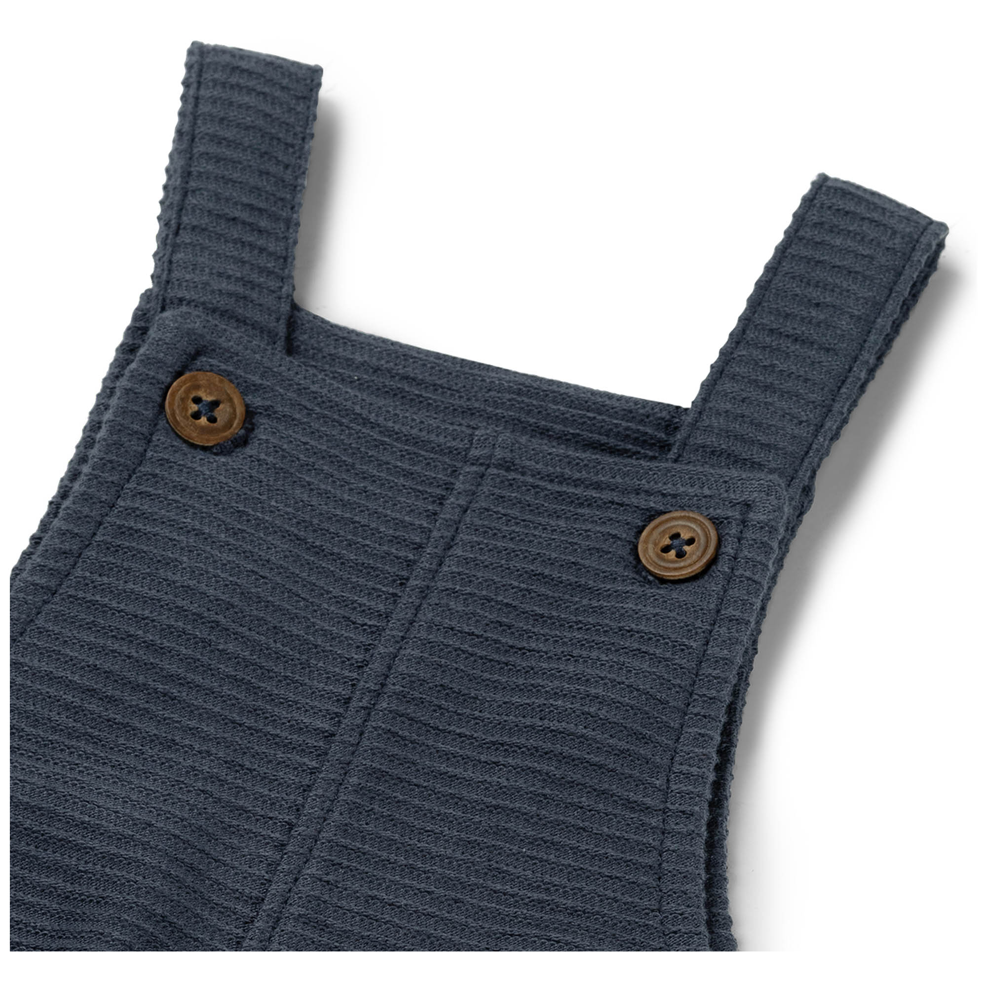 Prénatal baby tuinpak mouwloos effen denim