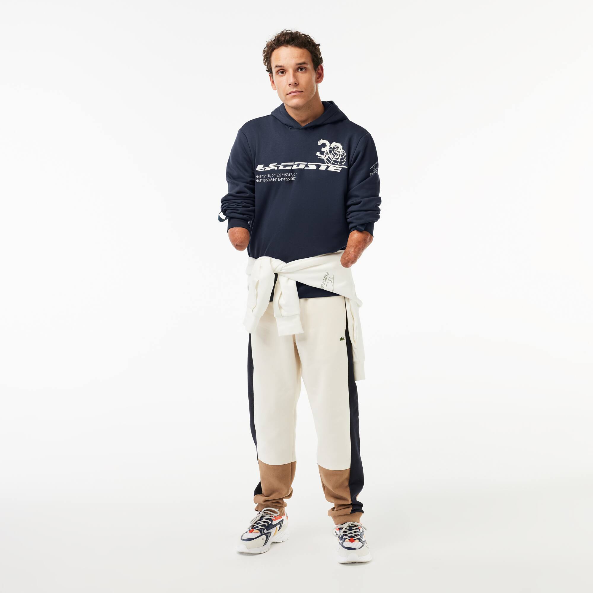 Sweatshirt Lacoste Sport x Théo Curin en coton Sweatshirts - Bleu - Lacoste - Unisex