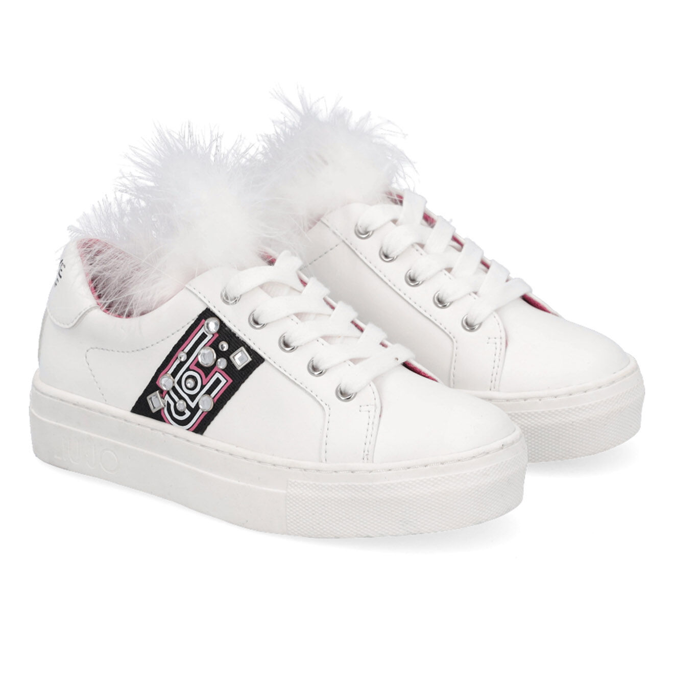 Liu-Jo Sneakers en Cuir Chic blanches