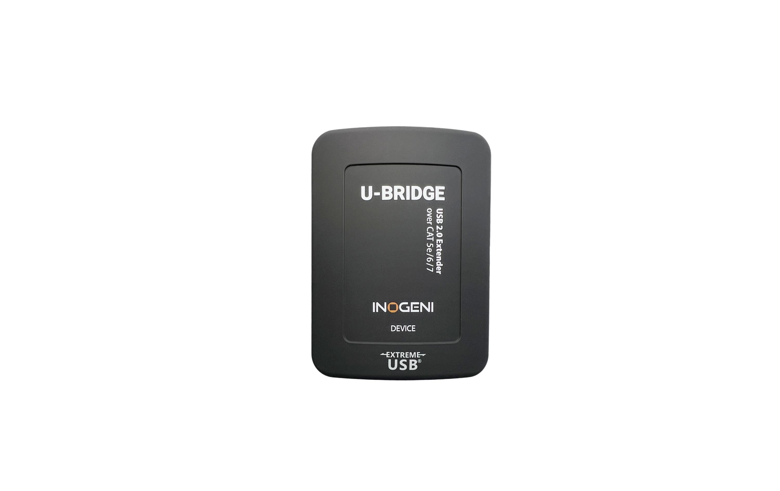 USB 2.0 Extender U-BRIDGE<br>Verlängern Sie einen USB 2.0 bis zu 100 m über ein einziges CAT 5e/6/7-Kabel