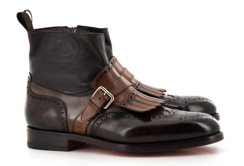 SANTONI - COLIN 14579 MARRON/CHESTNUT