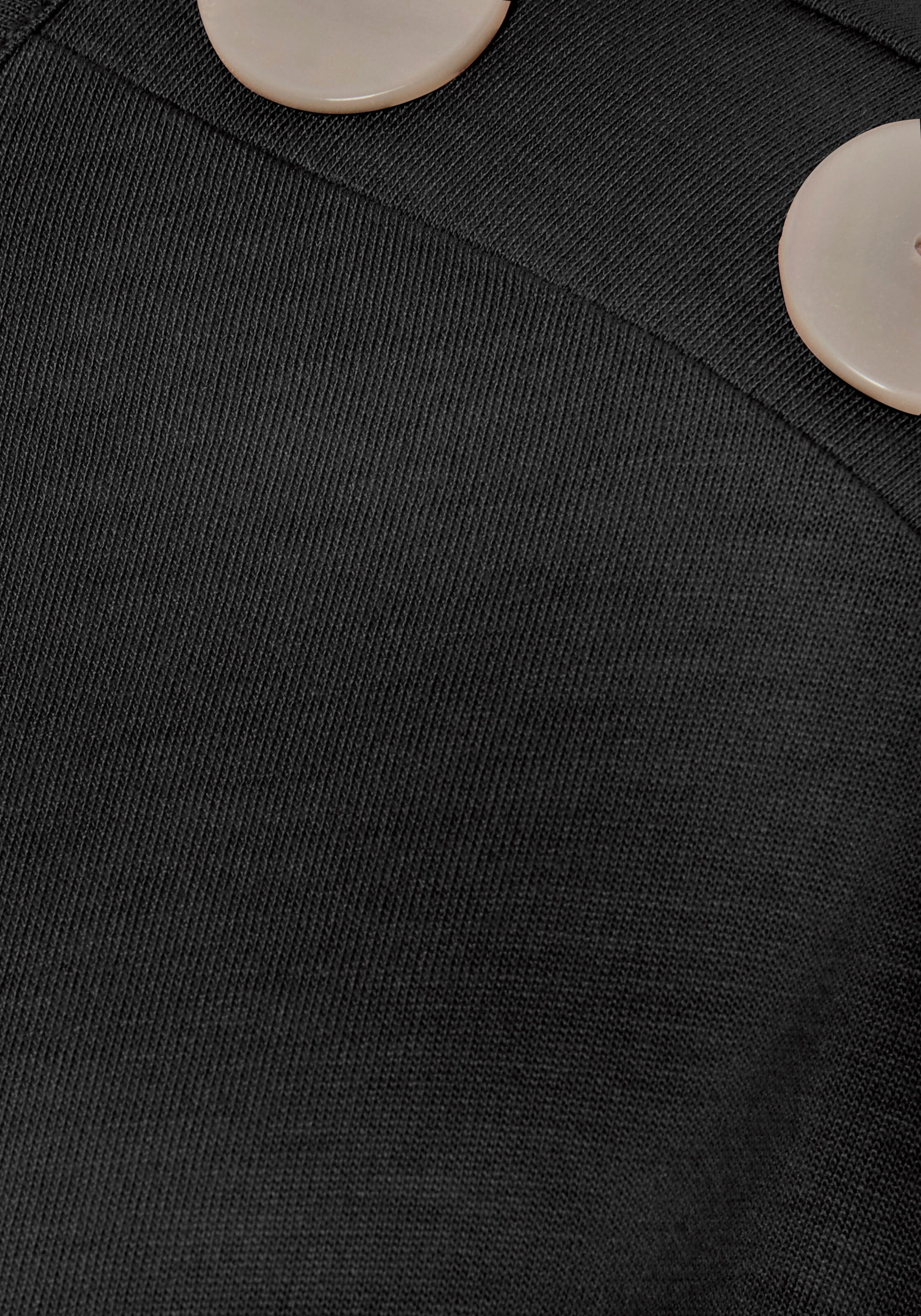 Buffalo Kurzarmshirt in schwarz