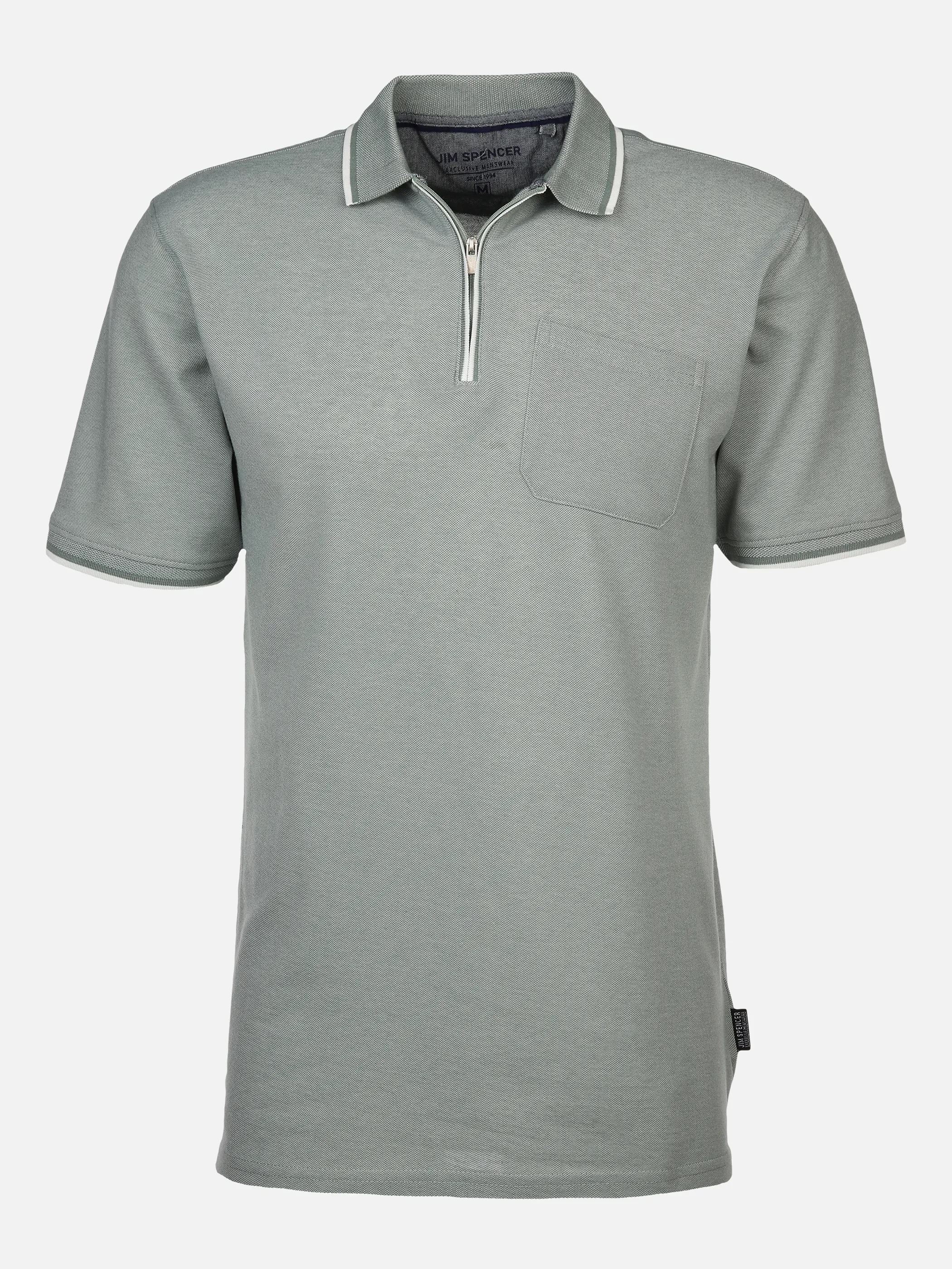 Herren Poloshirt mit Reißverschluss