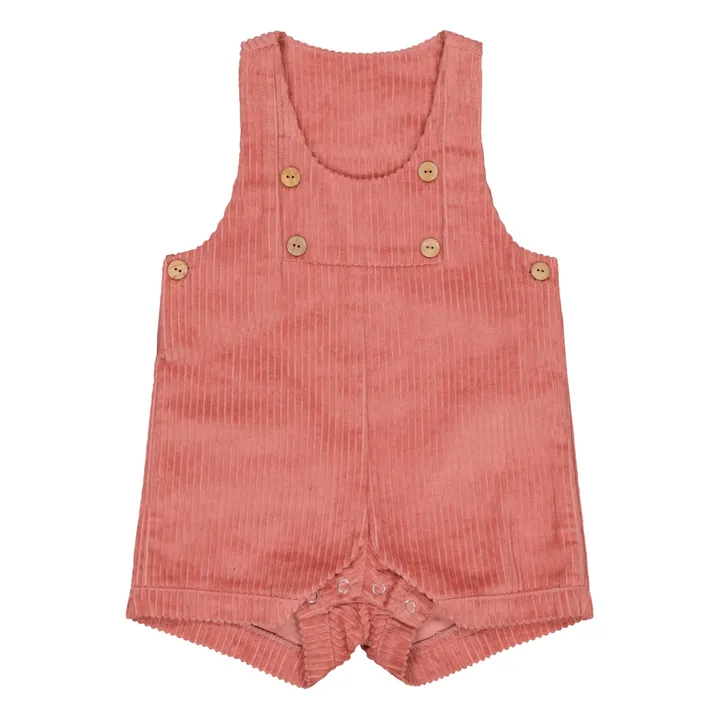 Frangin Frangine Salopette Velours Pierrette | Rose