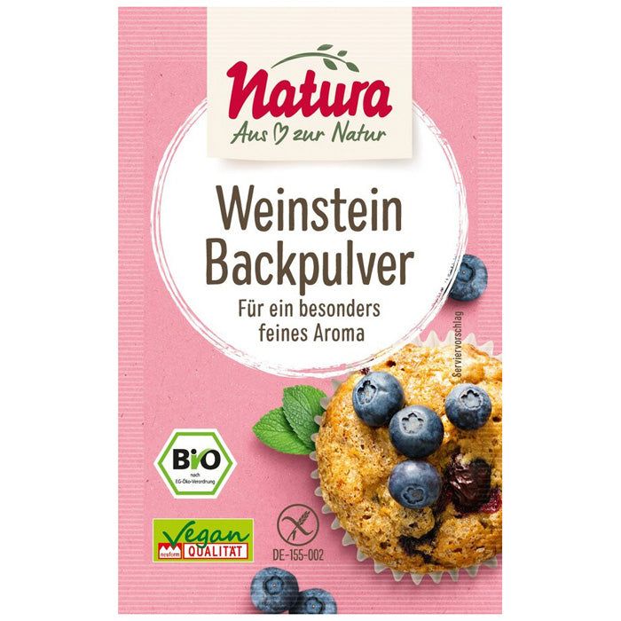 Natura Weinstein Backpulver, bio 54g