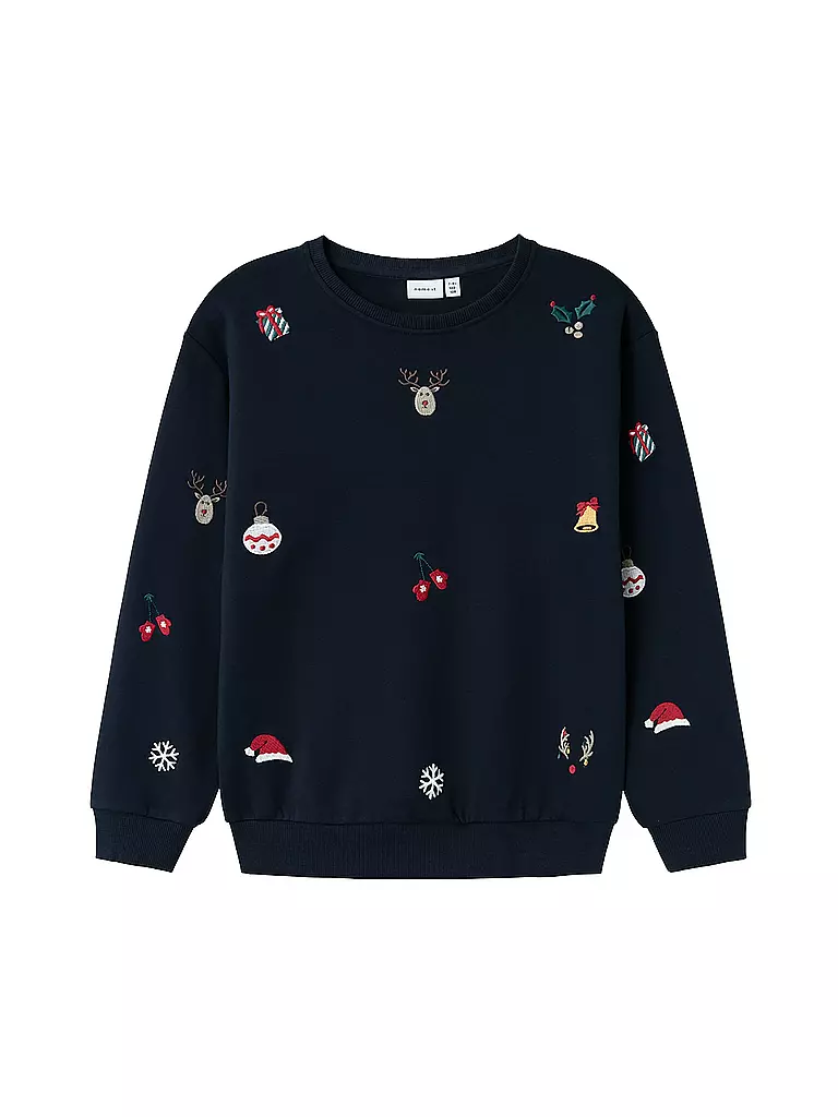 NAME IT Kinder Sweater NKNRKRINGLE dunkelblau