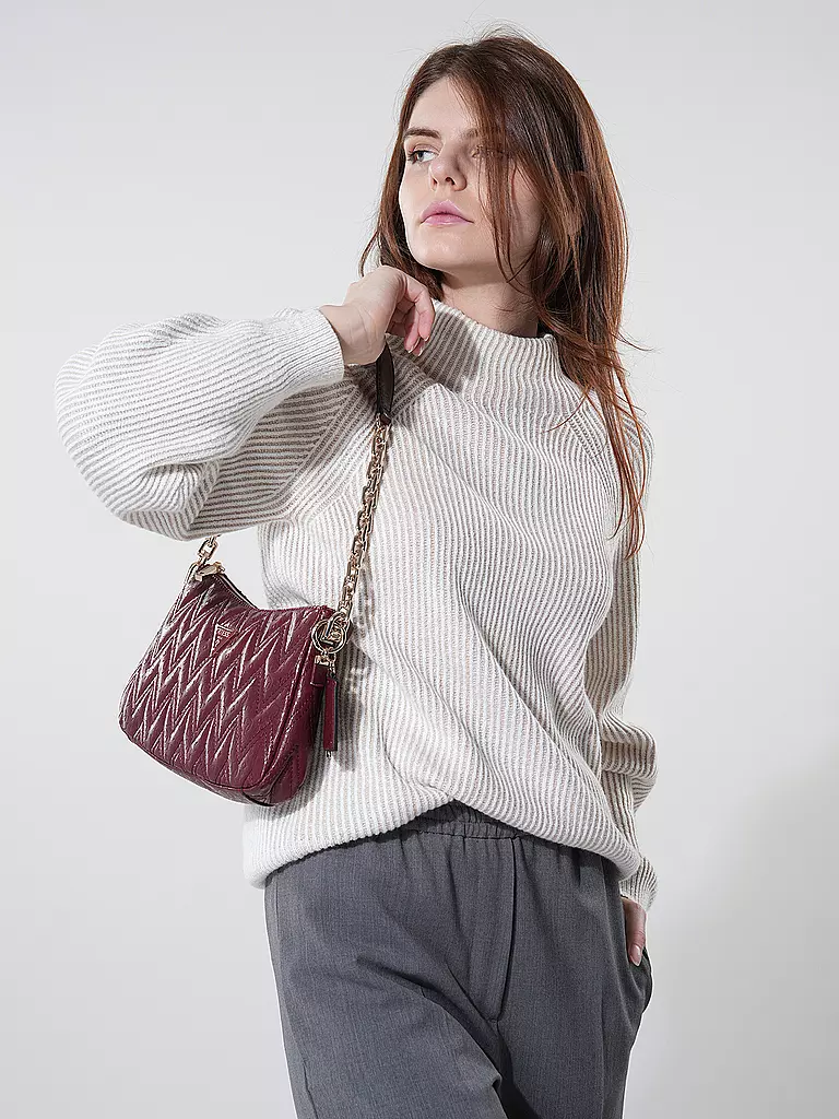 GUESS Tasche - Mini Bag ADELARD dunkelrot